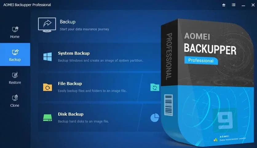 AOMEI Backupper 7.4.0 + WinPE ISO